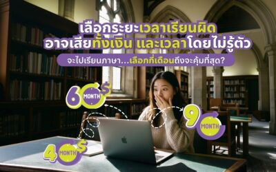เรียนภาษา ควรเลือกกี่เดือนดี