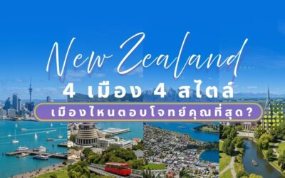 4 เมือง 4 สไตล์ใน New Zealand